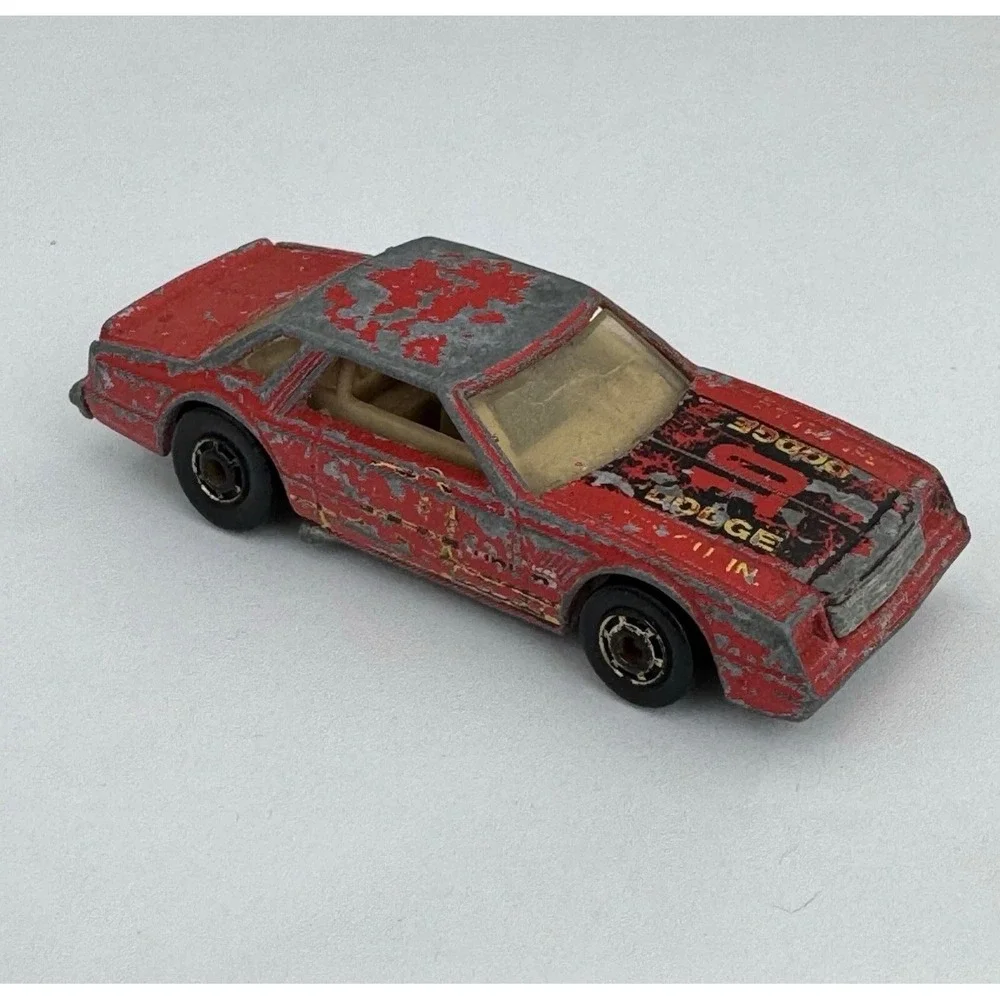 Vintage 1980 Hot Wheels Mirada Stocker Red Dodge #10 Diecast Car Hong Kong